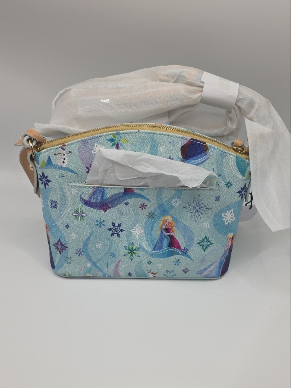 Dooney & Bourke Light Blue Frozen Print Crossbody Bag - Picture 2 of 7